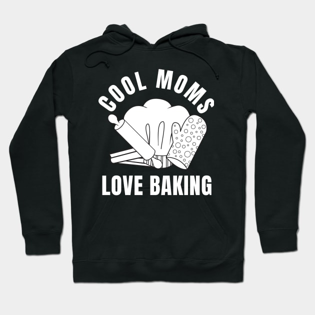 Cool Moms Love Baking Christmas Baking Crew Head Hoodie by Nutrignz